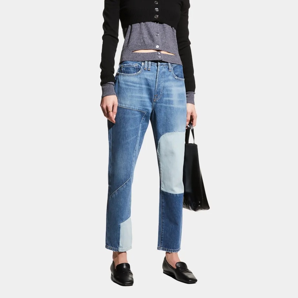Frame Le Original Patchwork Jeans 27